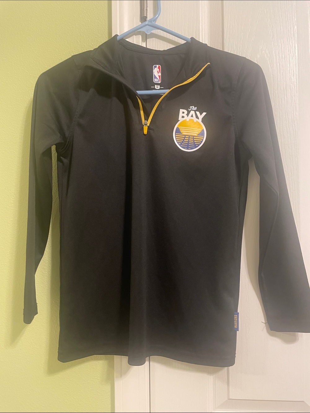 NBA Kids Black Pullover with Yellow Accent "The Bay" Logo